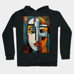 Confused Face Abstract Art Hoodie